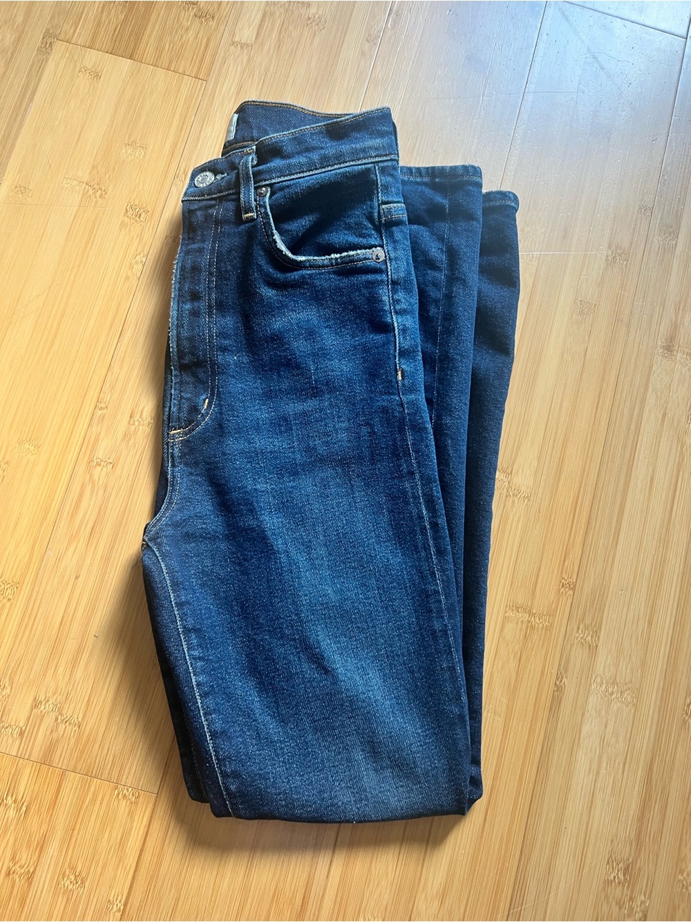 Agolde Dark Blue Skinny Jeans
